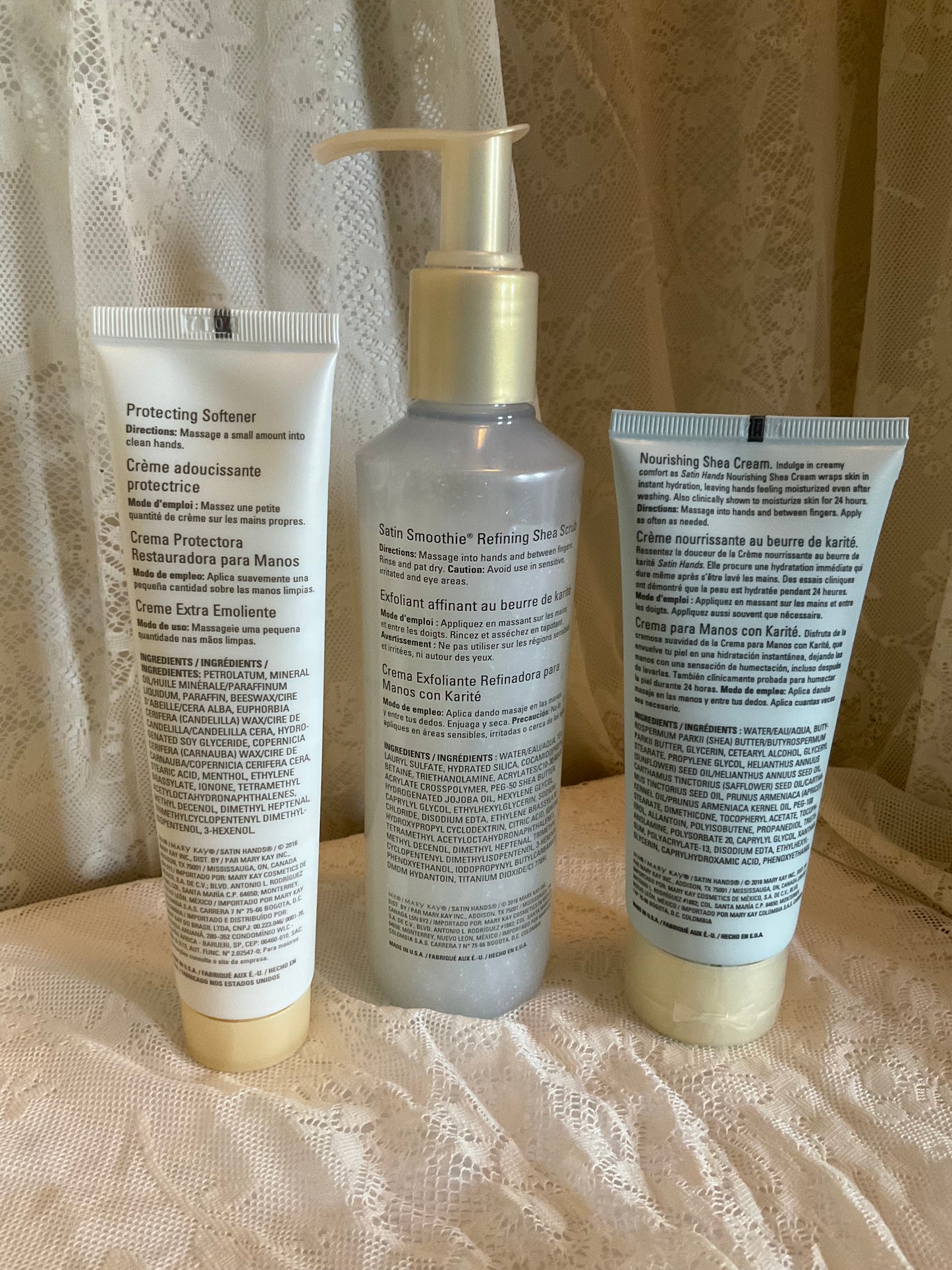 Mary Kay satin hands